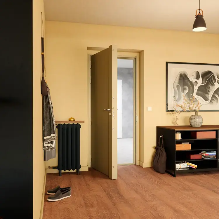 Porte d'appartement renforcée par un blindage PICARD SERRURES